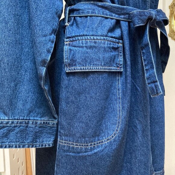 Bill Blass, Classic Denim Jean Dress, - Picture 8 of 12